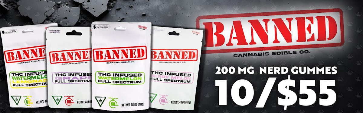 Banned 200MG Gummies 10 For $55