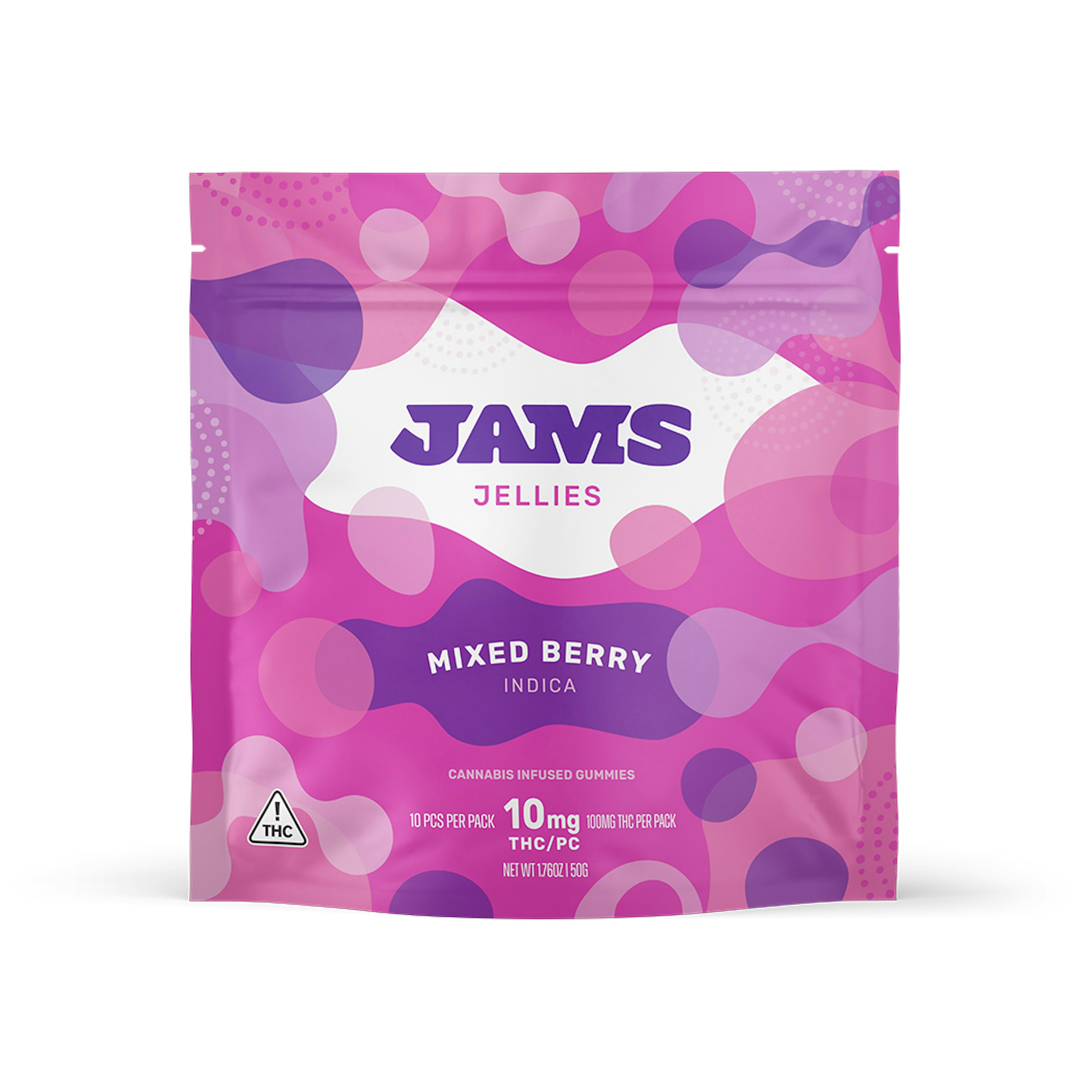 JAMS Classic Jellies Mixed Berry 10pk 100mg Total