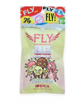 FLY FLY | CAKE POPS | DISPOSABLE INDICA — VAPORIZERS