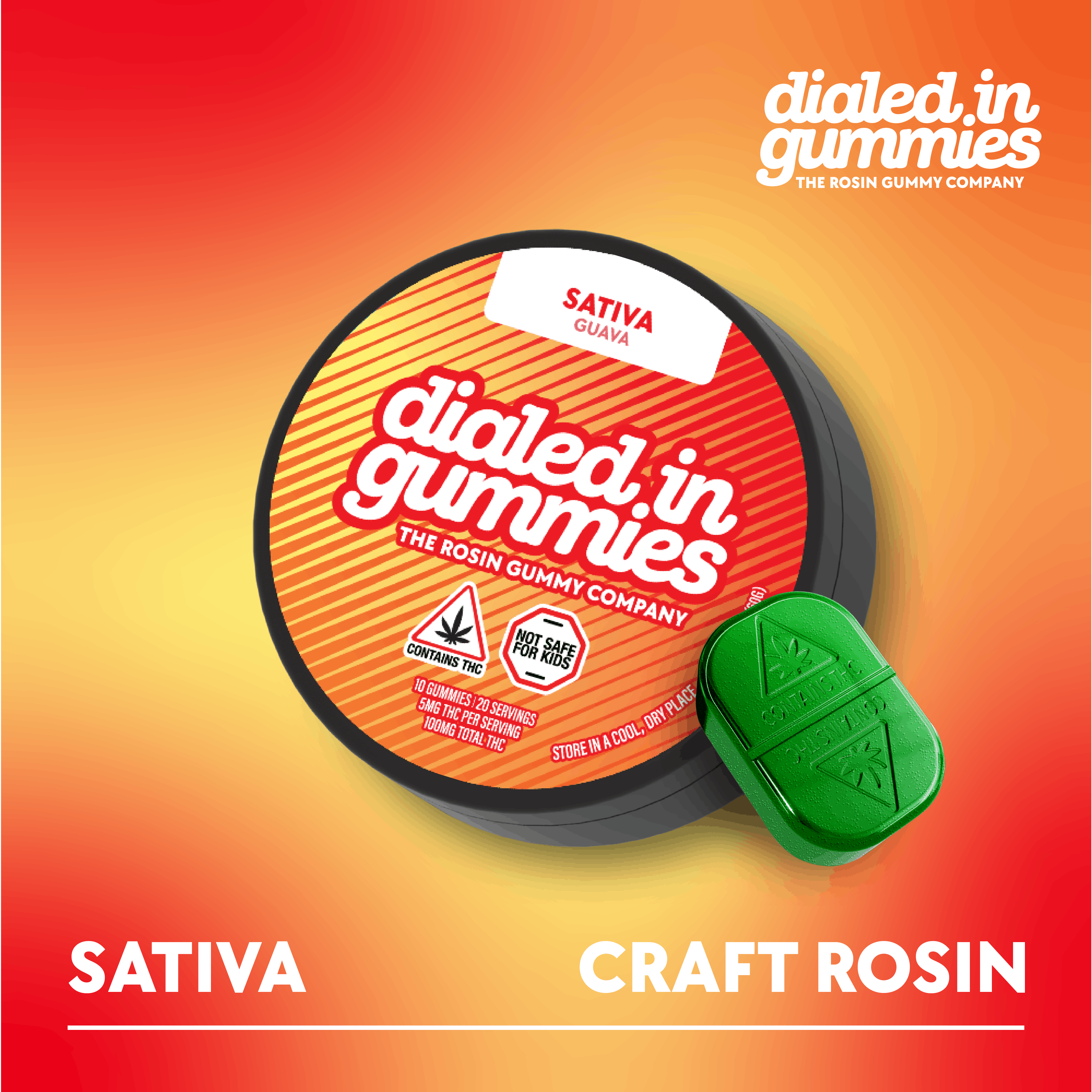 Product Guava - Rosin Gummies - 100MG