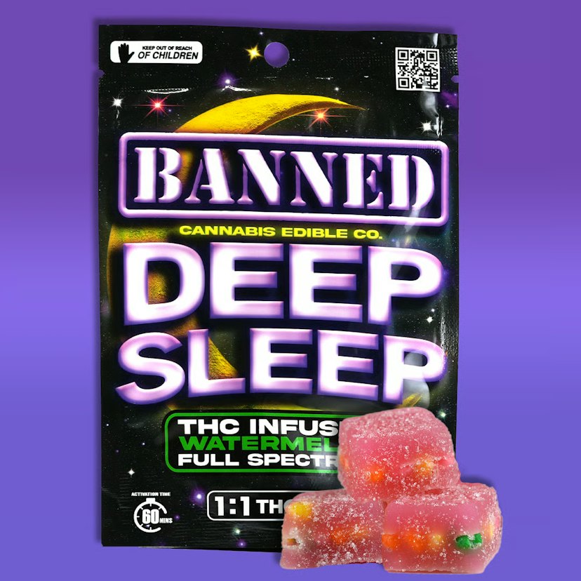 BANNED | 200MG (1:1) DEEP SLEEP GUMMIES | WATERMELON