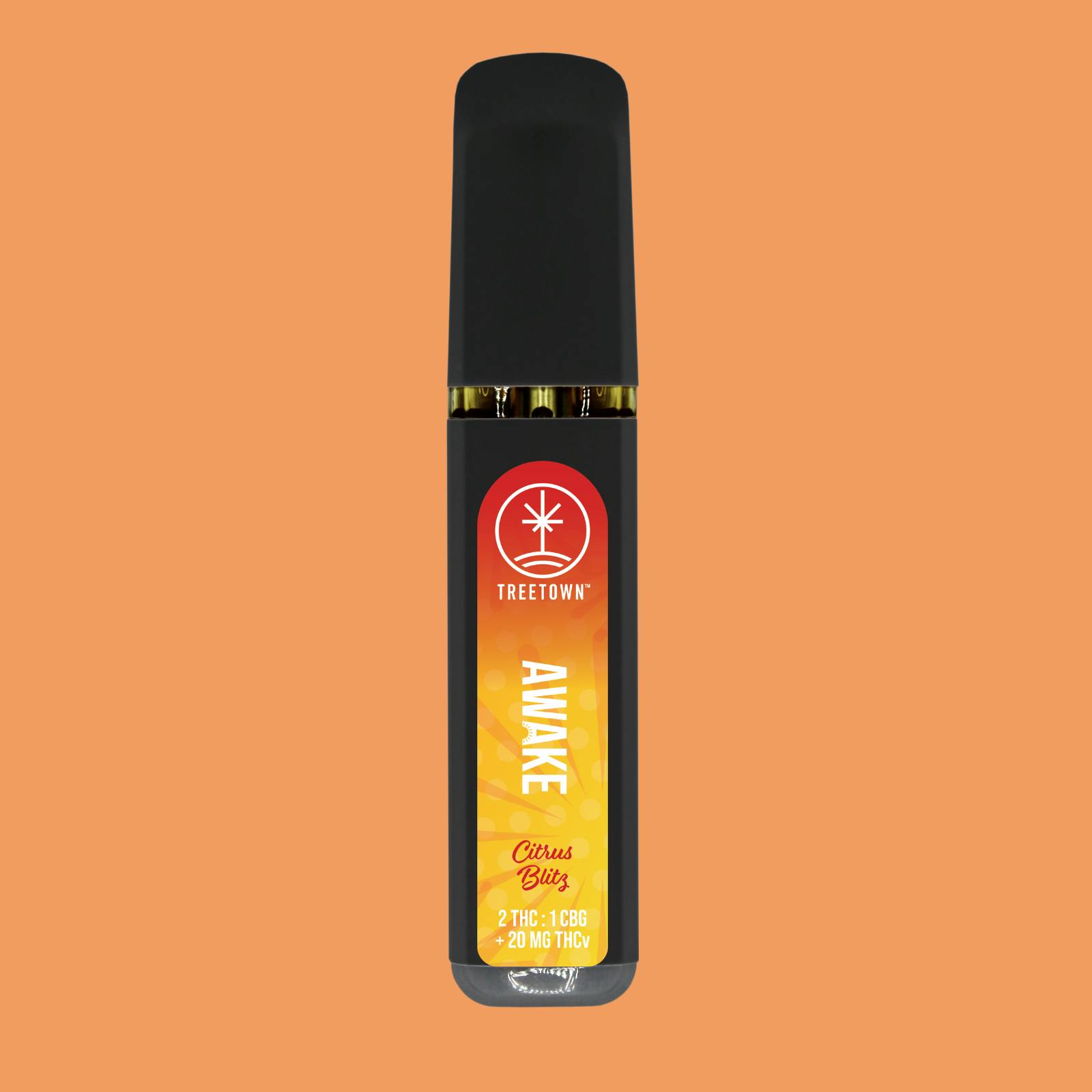 2:1 Awake | Citrus Blitz | Disposable | THC x CBG x 20mg THCv | TreeTown |  Bloom City Club (Paw Paw)