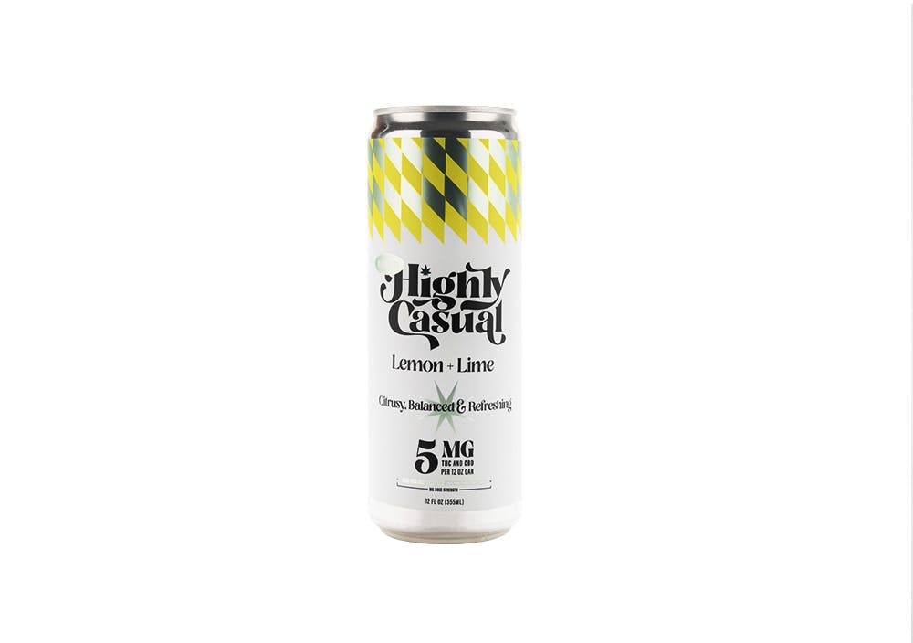 Product: HIGH FIVE | LEMON + LIME - SELTZER - SINGLE | 5MG 1:1