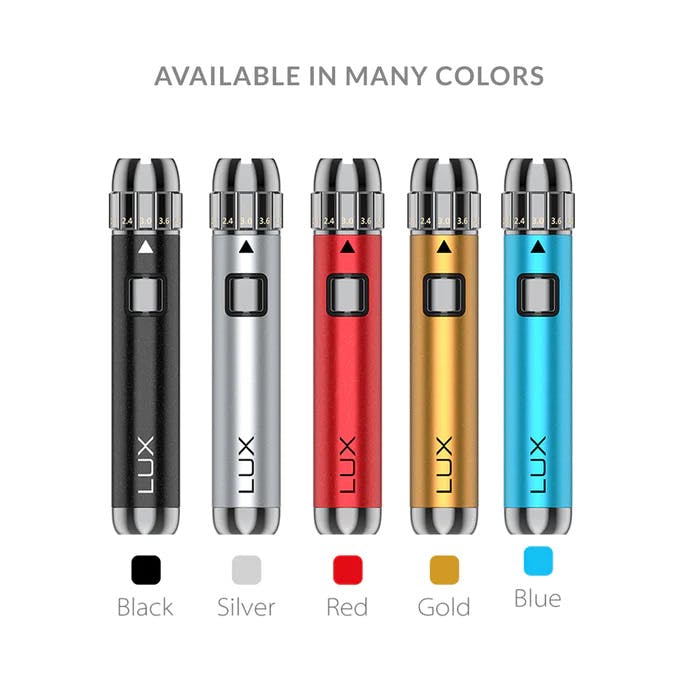 Yocan - Lux - 510 Battery - Asst Colours