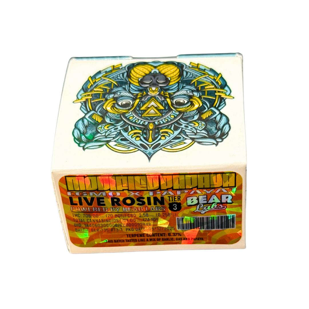 MODIFIED PAPAYAS LIVE ROSIN TIER 3