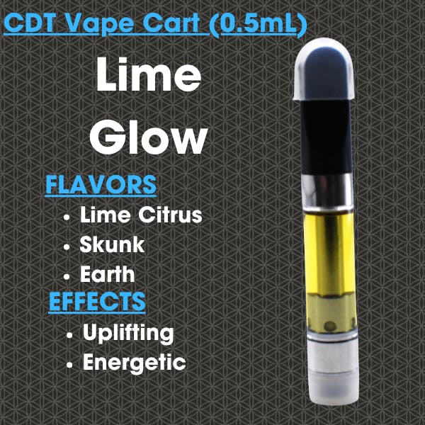 CDT Vape Cartridge (Lime Glow)