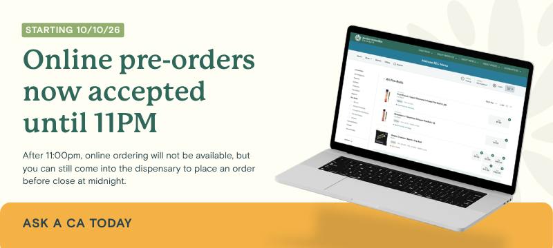 Melrose Online Ordering Ends at 11pm starting 10/10