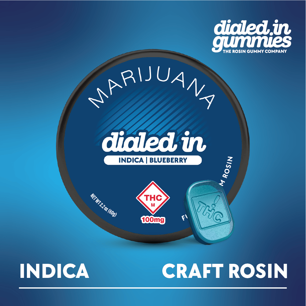 Dialed In 100mg Blueberry -