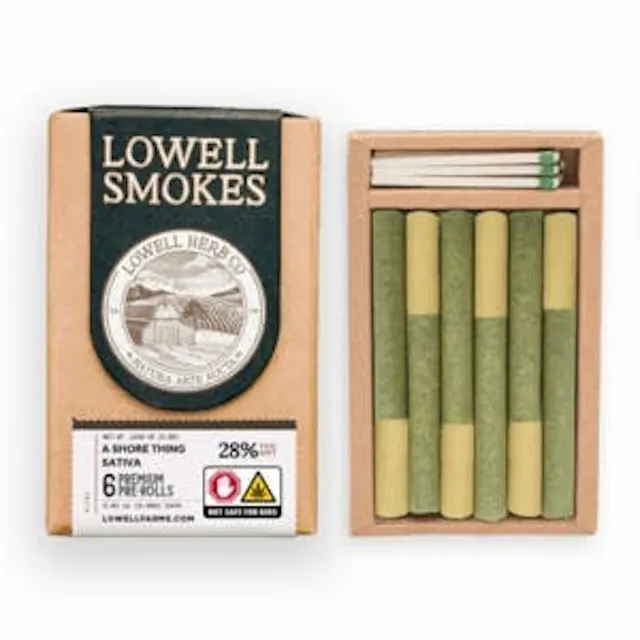 Lowell Herb Co. Pre-Roll Pack A Shore Thing 6pk/3.5g (sativa, packs)