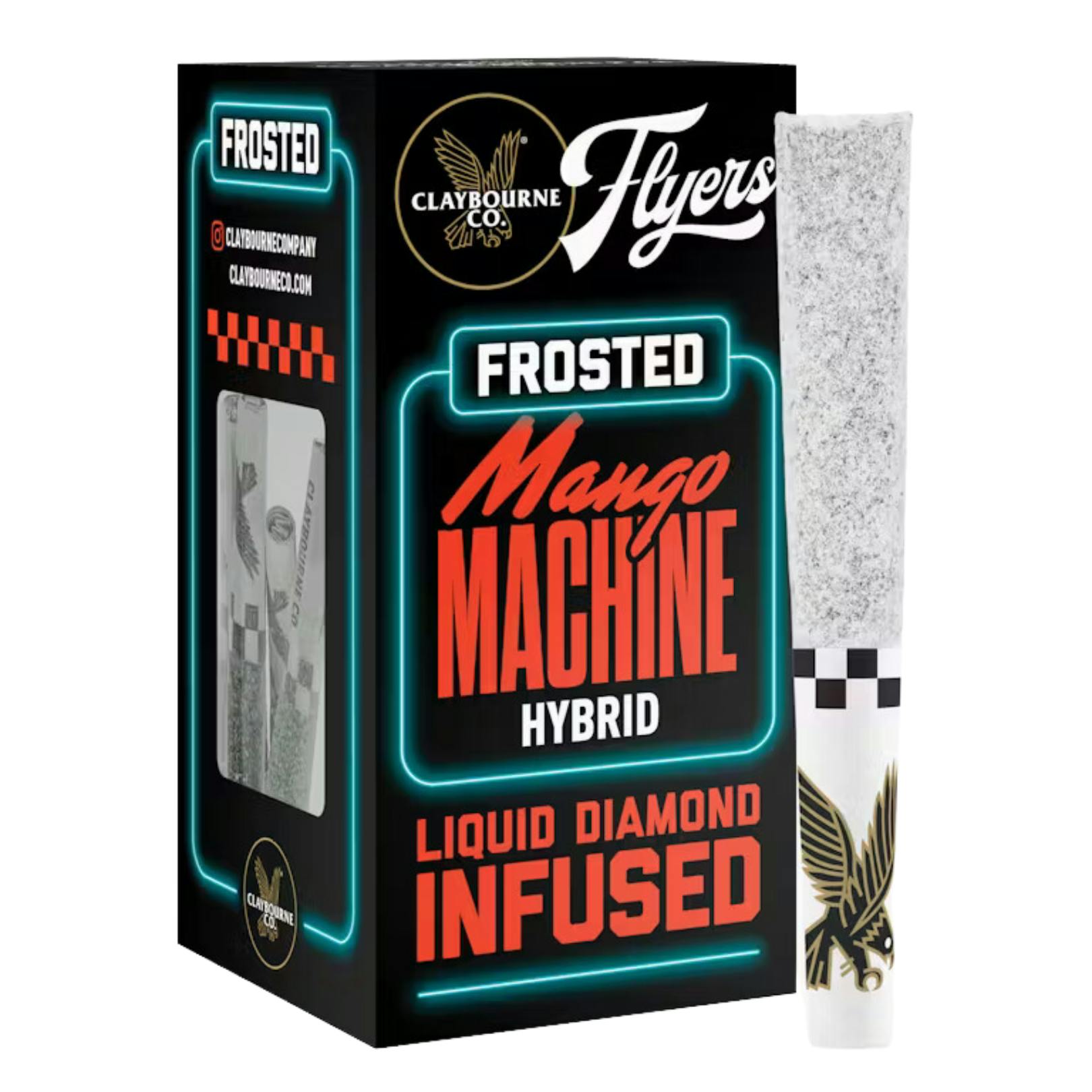 MANGO MACHINE LIQUID DIAMOND INFUSED THCa DUSTED 5PK PREROLLS
