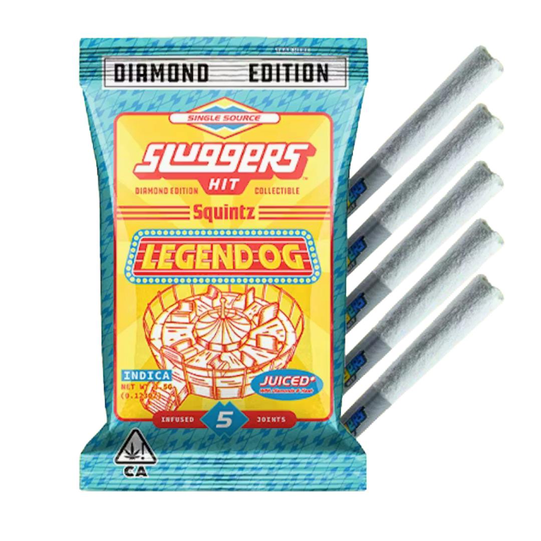 LEGEND OG DIAMOND & HASH INFUSED 5PK PREROLLS