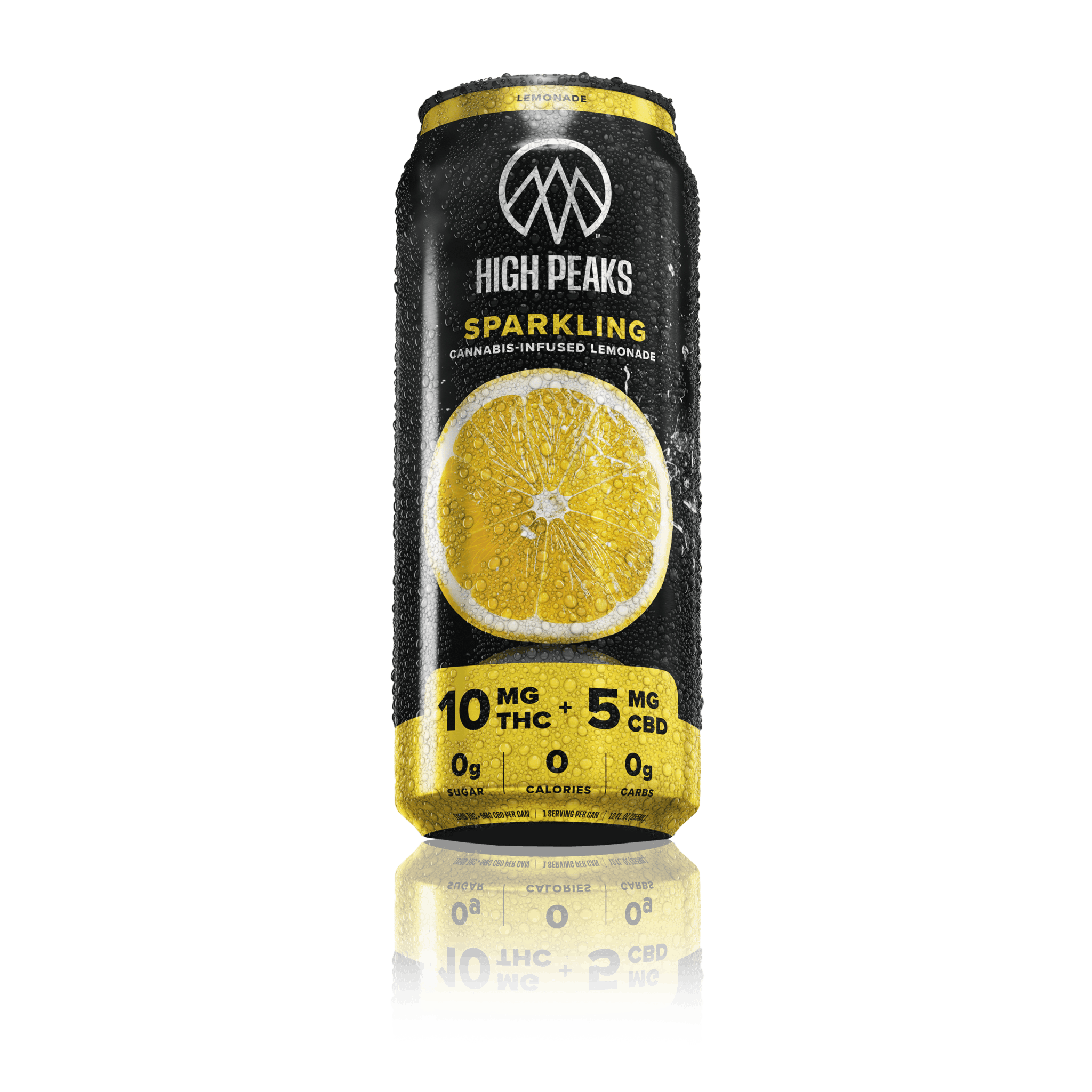 Photo of High Peaks | Sparkling Lemonade | 10mg THC + 5mg CBD | 12 fl. oz | 1-Pk.