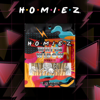 Homiez - 28-Pack 1g Prerolls - White Widow - PRE_ROLLS by HOMIEZ at King of Budz