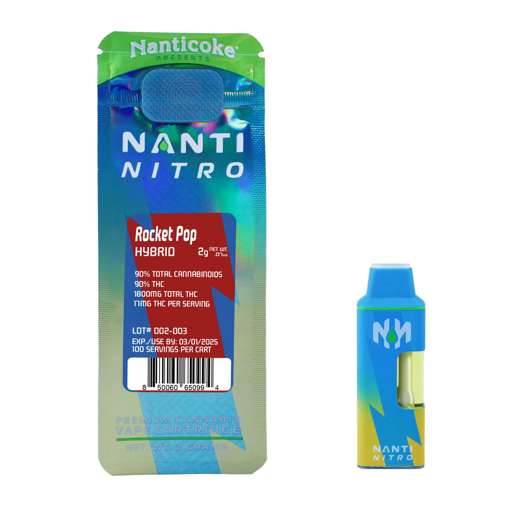 Nanti Nitro | Rocket Pop AIO Vape Pen