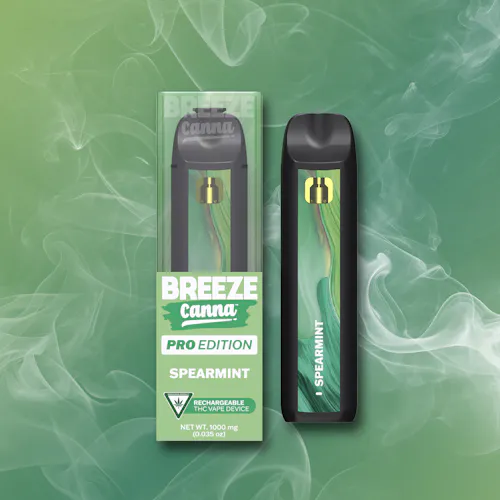 Spearmint – Synergy 1g PRO Vape Device-active