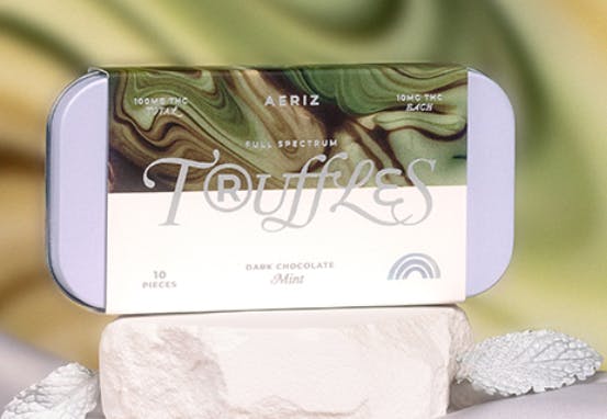 Product AZ Dark Chocolate Truffles - Mint 100mg (10pk)