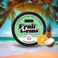 Product 5mg Munchèas Tropical Fruit Gems 20pk