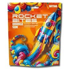 Product: Rocket Bites | Orange Sun | Infused Gummies | 200mg | Sativa