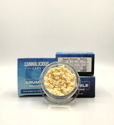 Cannalicious - 7g Crumble Baller Jar - Sweet Cheese
