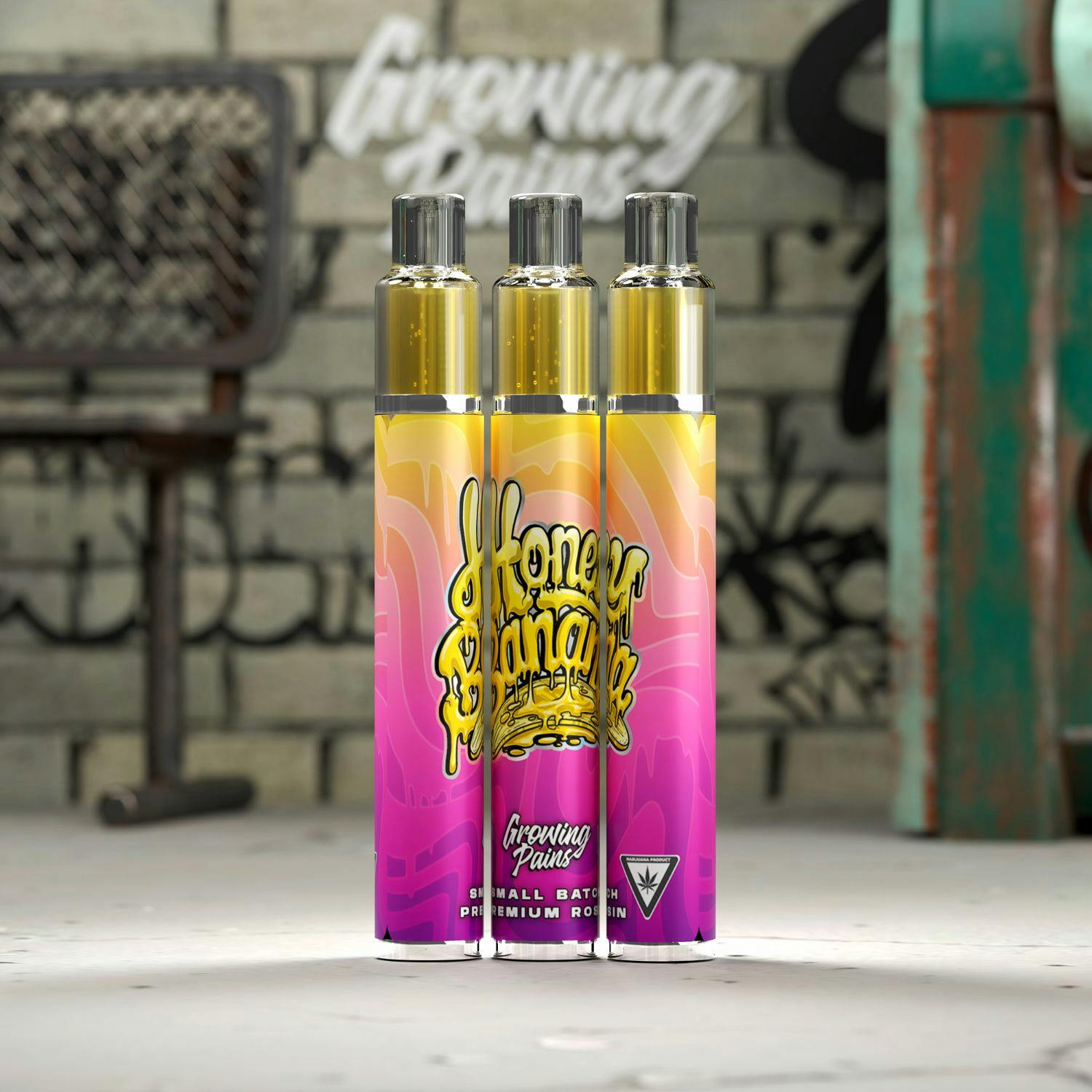 Growing Pains - Live Hash Rosin Disposable Vape - (.5g) - **HONEY BANANA**