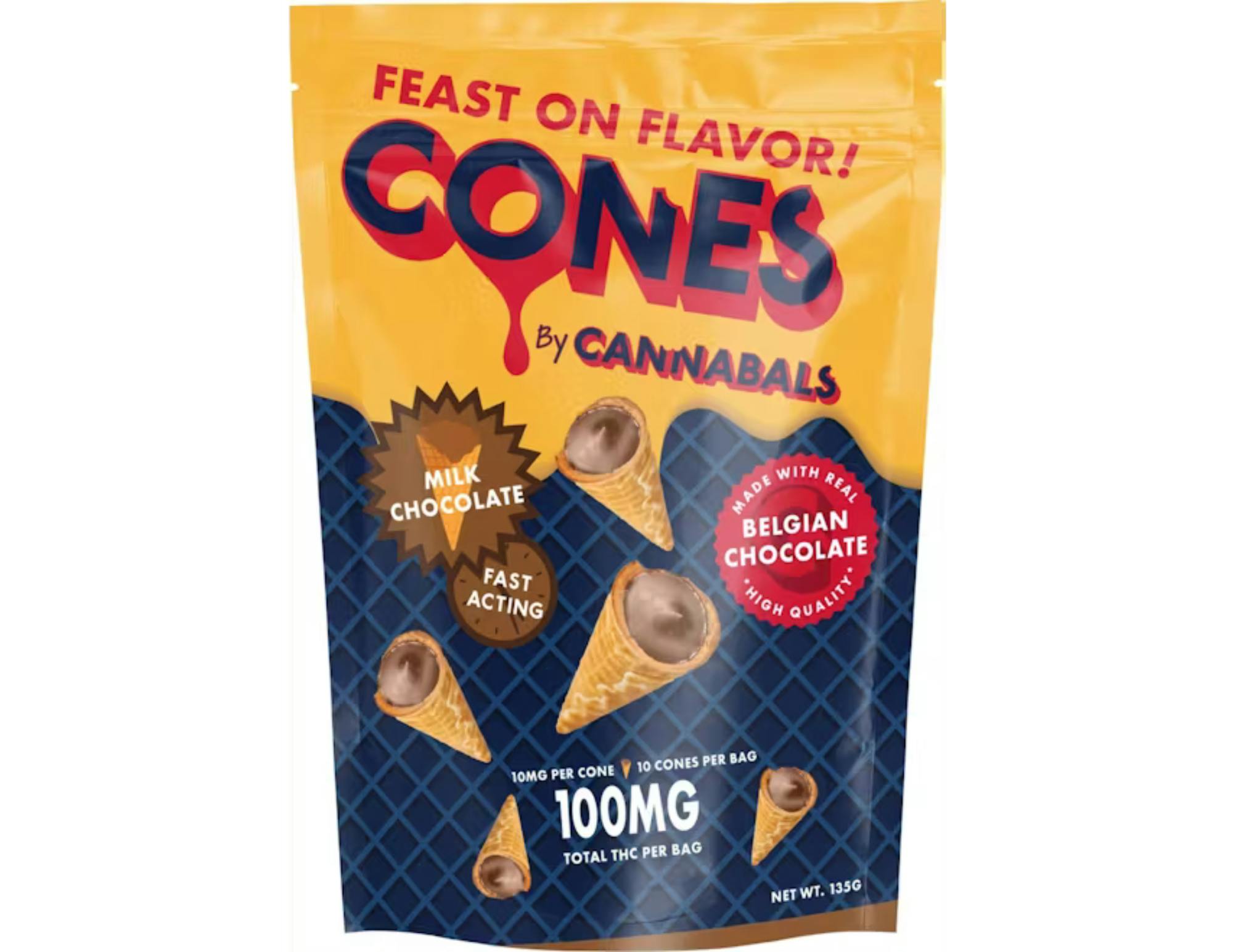 Cannabals - Milk Chocolate Cone - 100mg by Cannabals