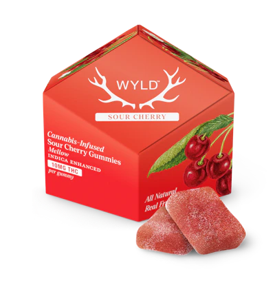 WYLD - 100mg Gummies - Sour Cherry
