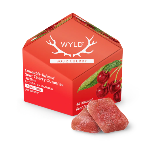 WYLD - 100mg Gummies - Sour Cherry