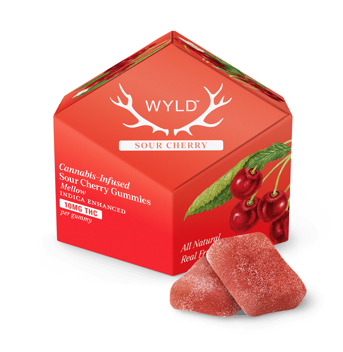 Photo of WYLD l Sour Cherry Gummies 10pk l 100mg