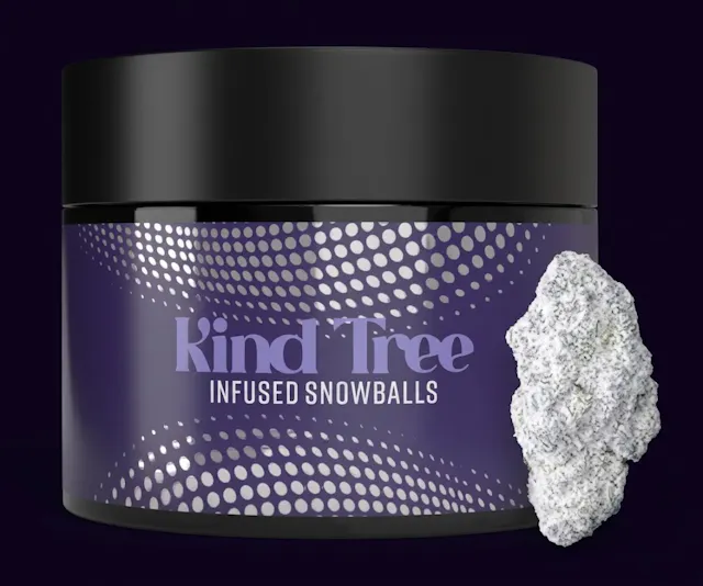 Kind Tree Infused Snowballs White Iverson 3.5g (indica, infused bud)