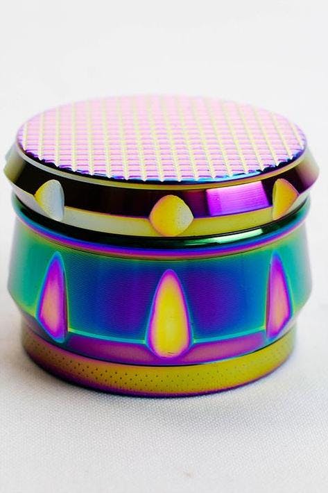 Sparks - 4 Part Herb Grinder - Rainbow