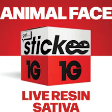 Stickee - 1g Live Resin - Animal Face