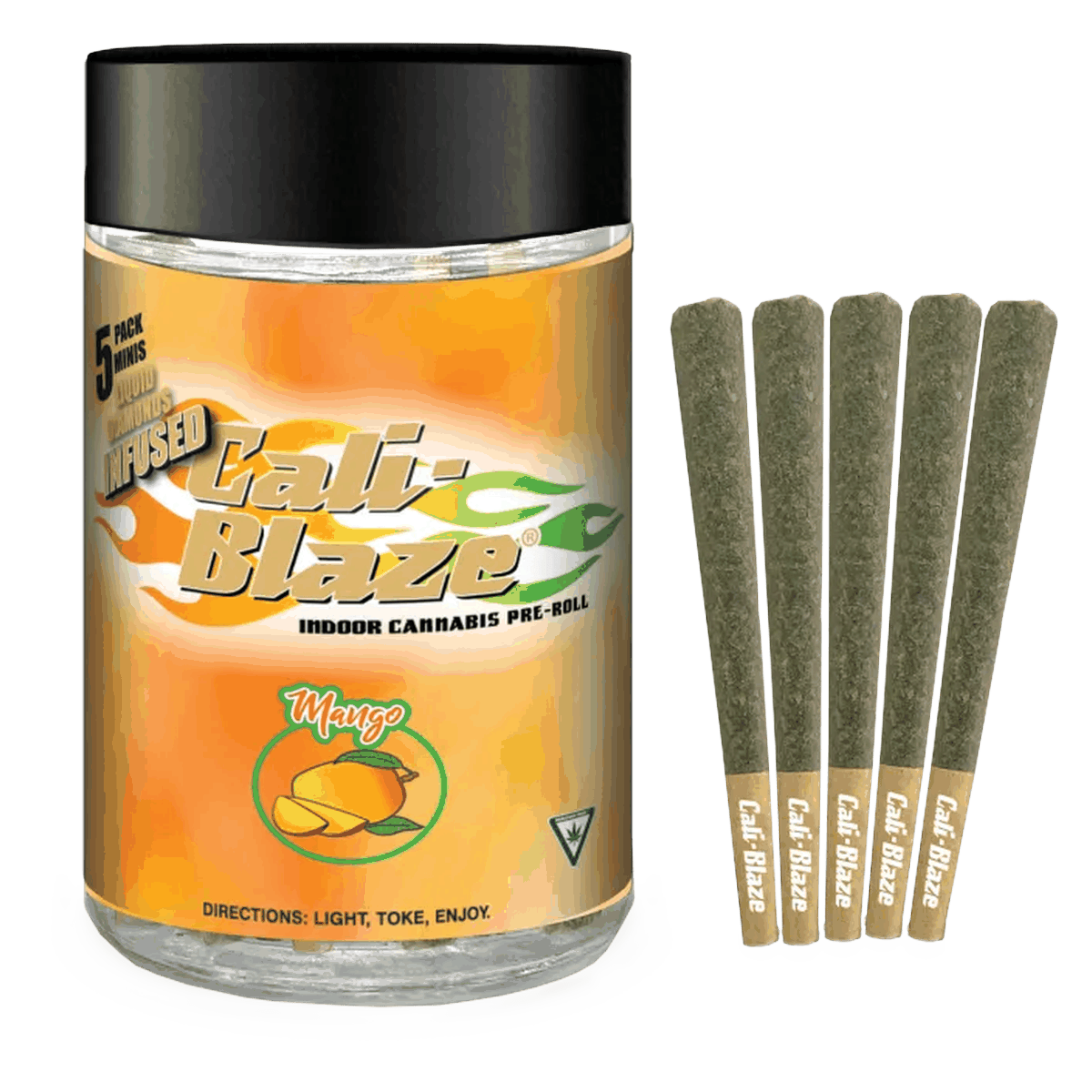 Mango Liquid Diamond Pre-Roll 5-Pack | 3.5g