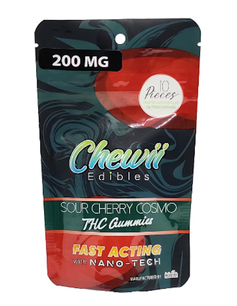 Chewii - Sour Cherry Cosmo Fast Acting 200mg