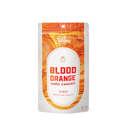 Blood Orange Hard Candies | Distillate | 100mg-active