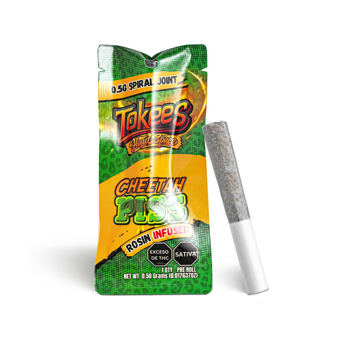Photo of Cheetah Piss Tokees Rosin Infused Pre-Roll