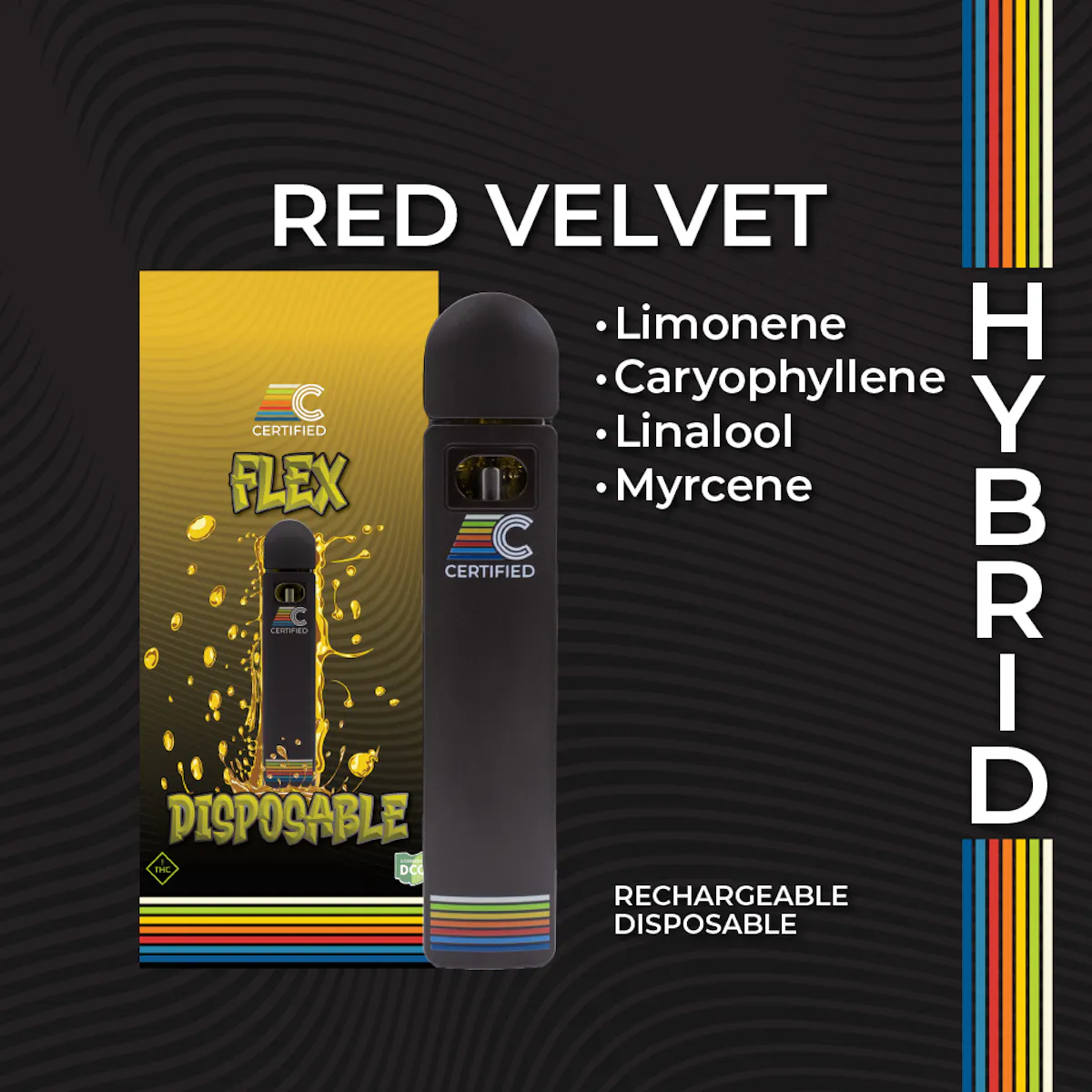 certified disposable vape review Red Velvet 1g Vaporizers Pod Resistance:1.0ohm (Mesh) Electronic Cigarettes & Cigalikes PO#1744