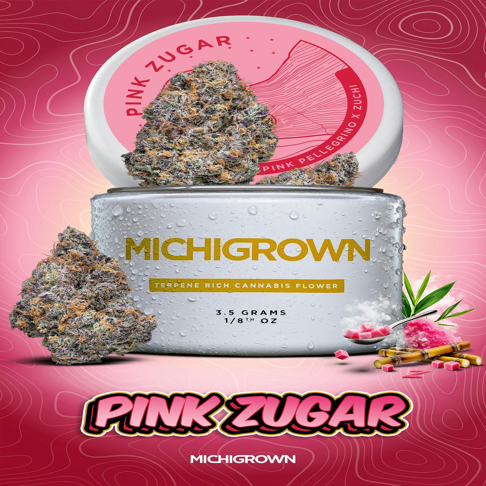 Michigrown - 3.5g Prepack Jar - Pink Zugar
