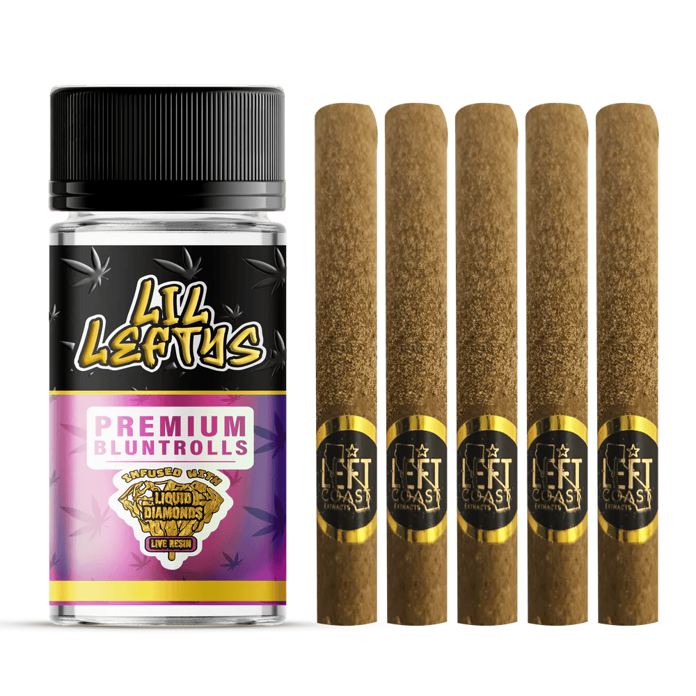 Product Left Coast - Grape Cookies - 6.5g - Lil Lefties Mini Blunts 5 Pack