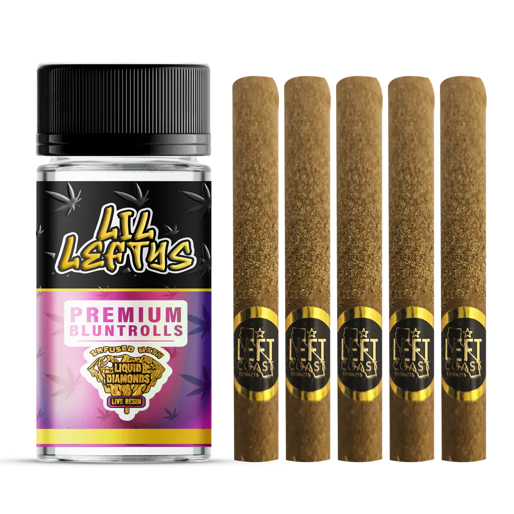 Product Left Coast - Grape Cookies - 6.5g - Lil Lefties Mini Blunts 5 Pack