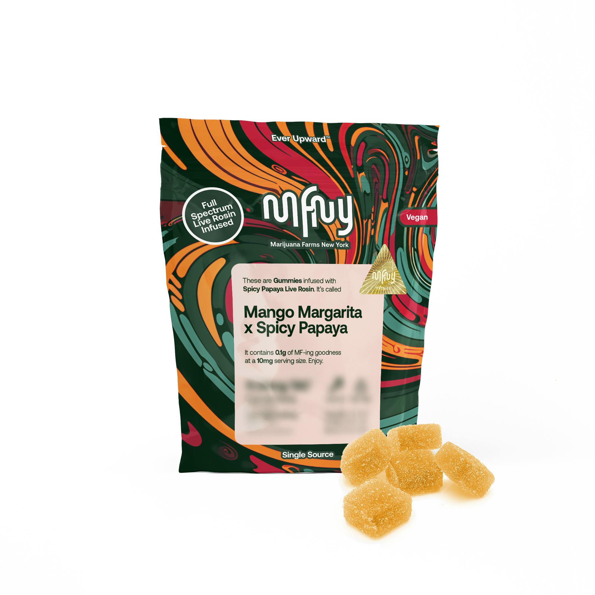 image of Mango Margarita x Spicy Papaya | Live Rosin Gummies