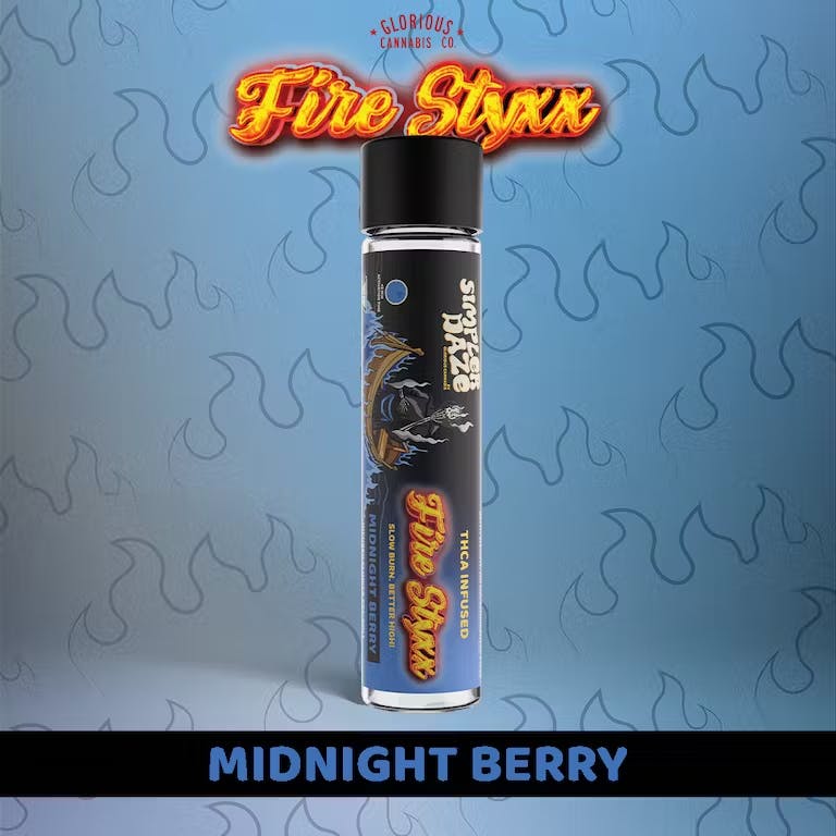 Product: Fire Styxx | Midnight Berry | Infused Preroll - 1g