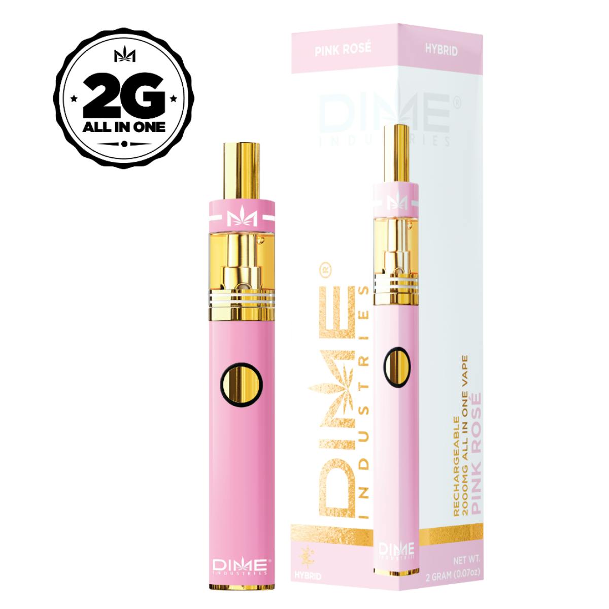 Photo of DIME Signature Line 2g Vape Pink Rosé