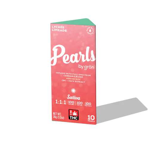 1:1:1 Lychee Limeade Pearls – THC/THCV/CBC – Sativa-1