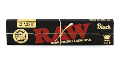 Product NC Raw Papers  - King Size Slim Black Organic