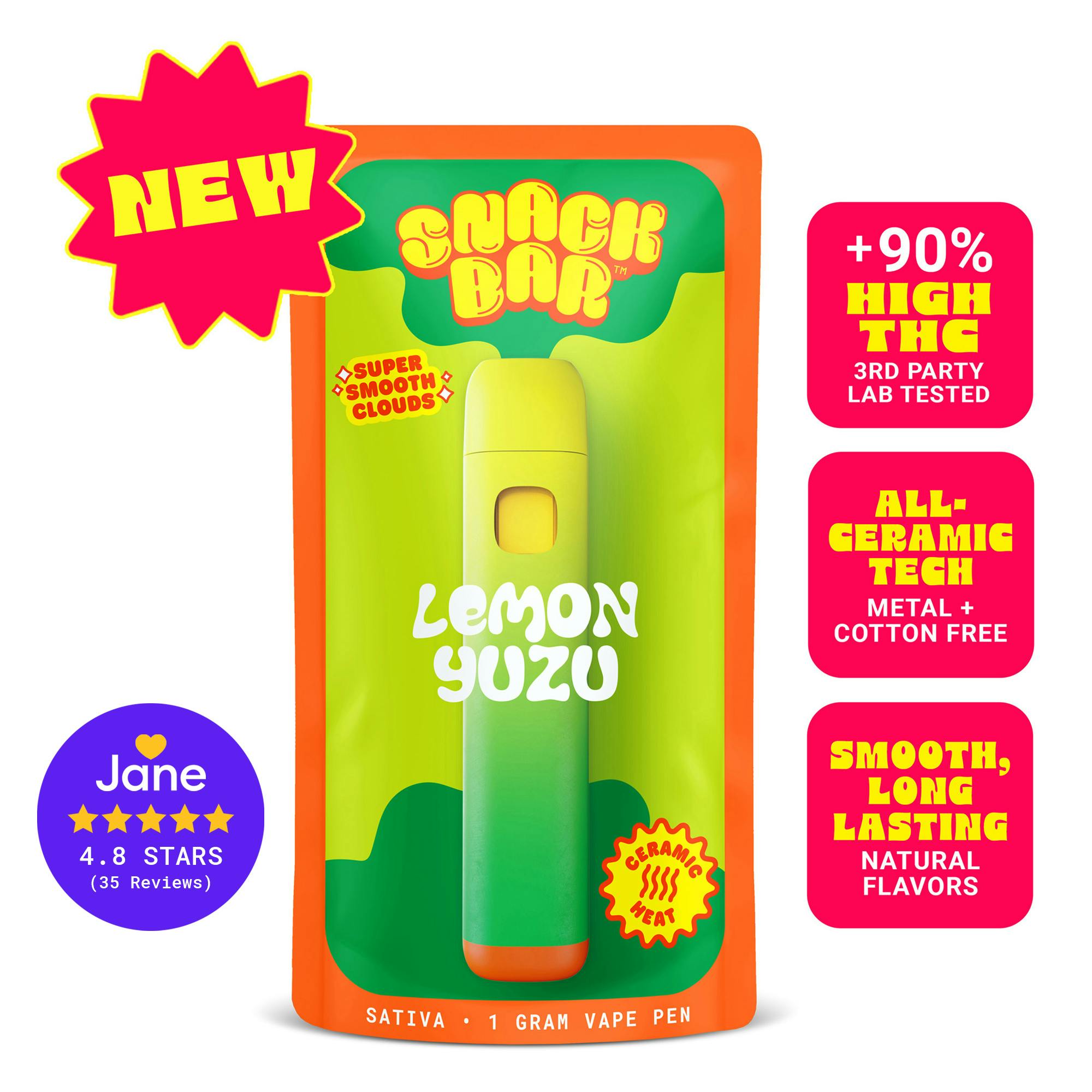 SNACKBAR  Lemon Yuzu  Disposable 1g  Share Dispensary