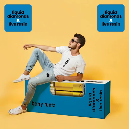 Stickee - 1g Live Resin Cart - Berry Runtz