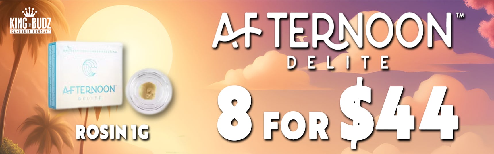 Afternoon Delite 1g Live Resin - 8 for $40
