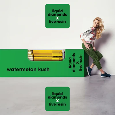 Stickee - 1g Live Resin Cart - Watermelon Kush