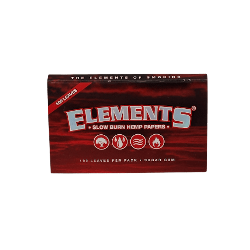 Elements - Single Wide Slow Burn Hemp 100pk