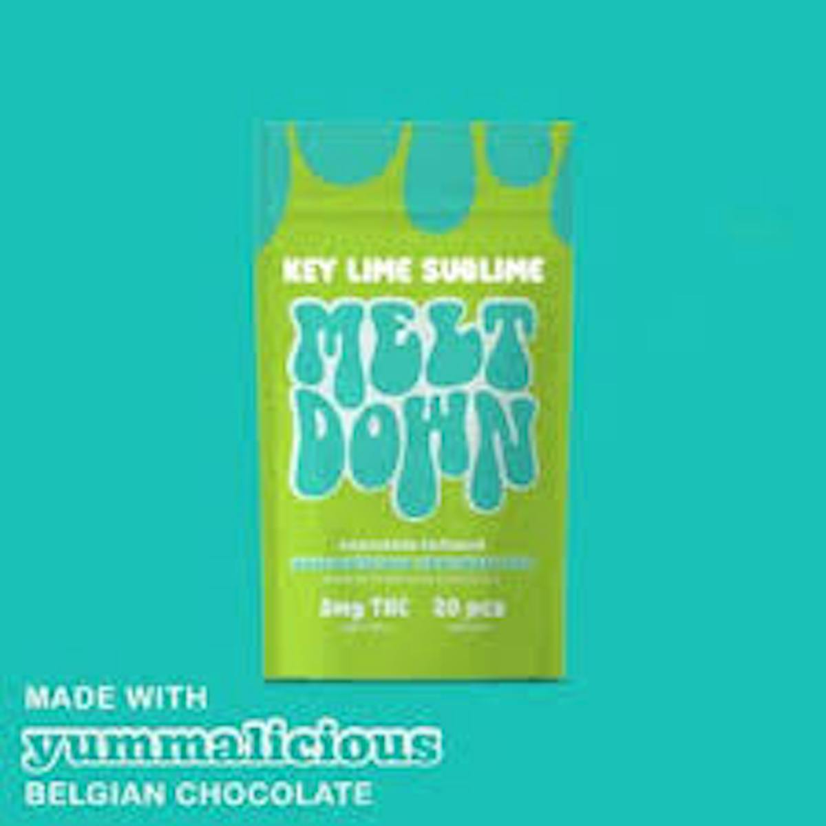Photo of Meltdown l Key Lime Pie Chocolate Bar 20 pcs l 100mg